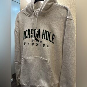 Gray Jackson Hole Wyoming Hoodie